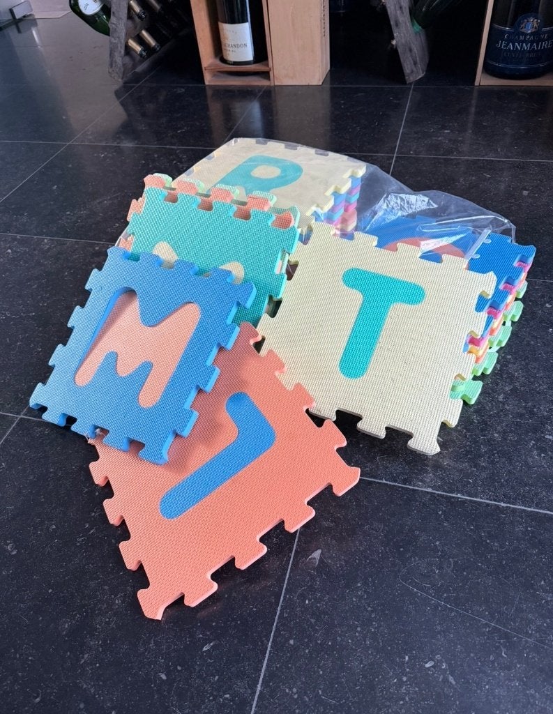 Tapis de puzzle pour enfants (lettres), Enlèvement ou Envoi
