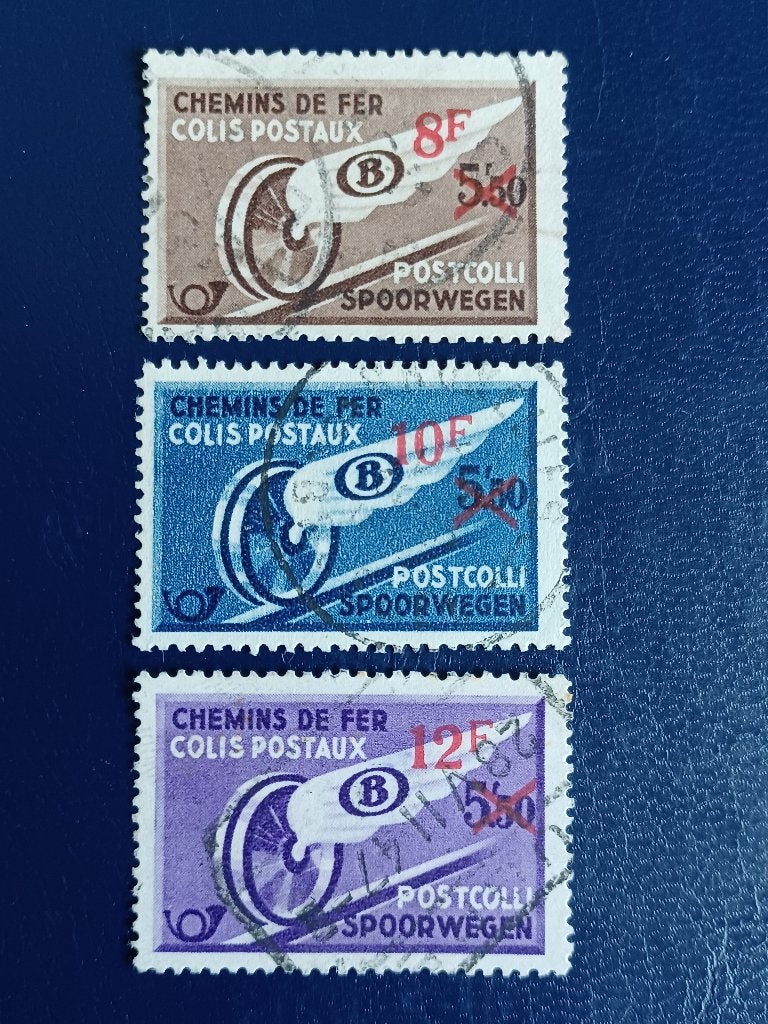 Timbres de Belgique, Enlèvement ou Envoi, Affranchi