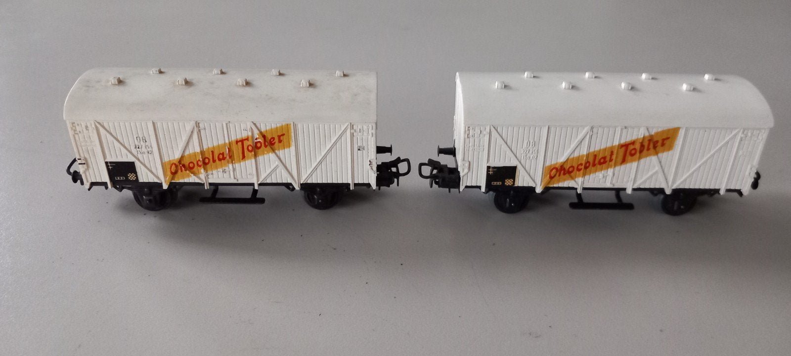 2 wagons frigorifiques Chocolat Tobler Marklin 4908, Hobby & Loisirs créatifs, Enlèvement ou Envoi, Utilisé, Wagon, Märklin