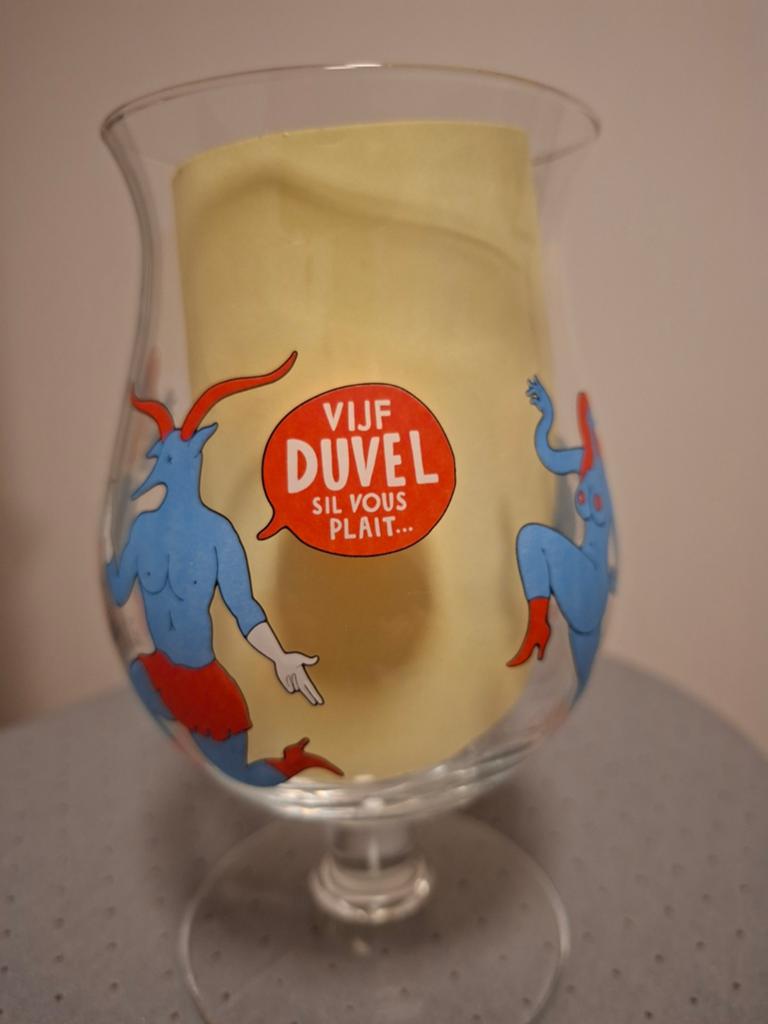 Duvel glas Parra, Verzamelen, Ophalen of Verzenden