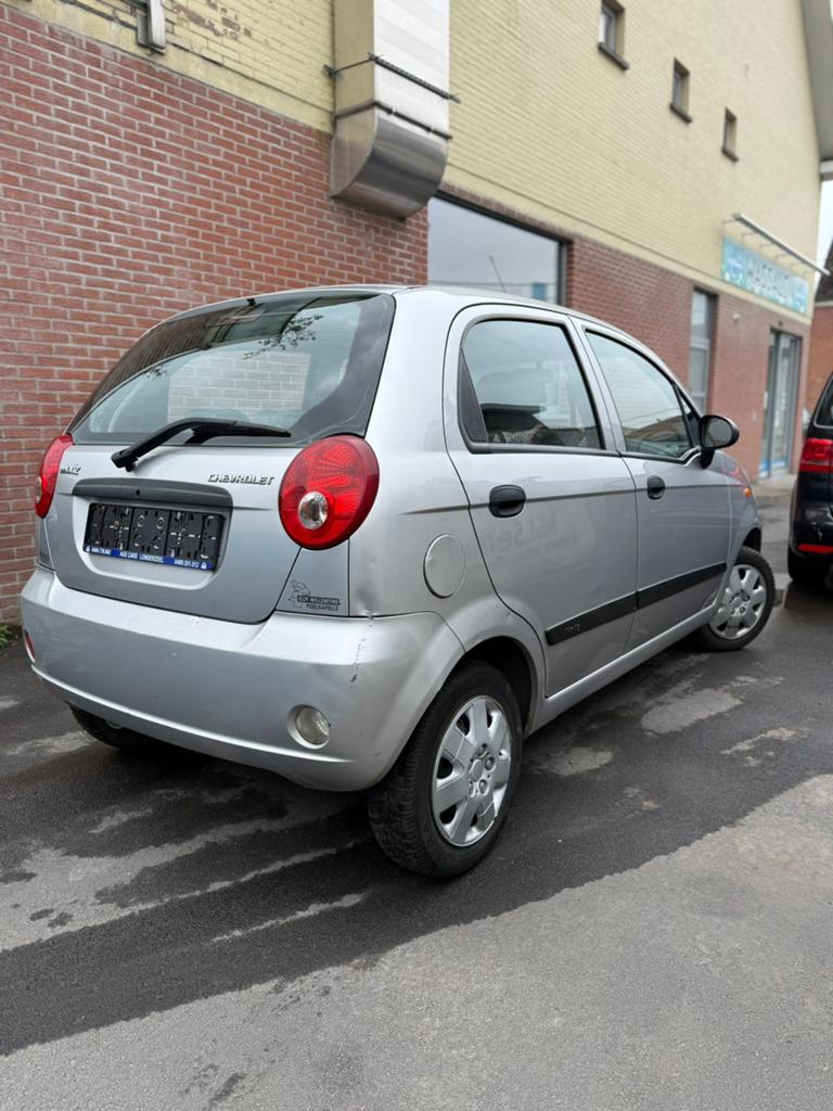 Chevrolet Matiz 0.8 benzine, Bedrijf, 798 kg, Euro 4, Zilver of Grijs