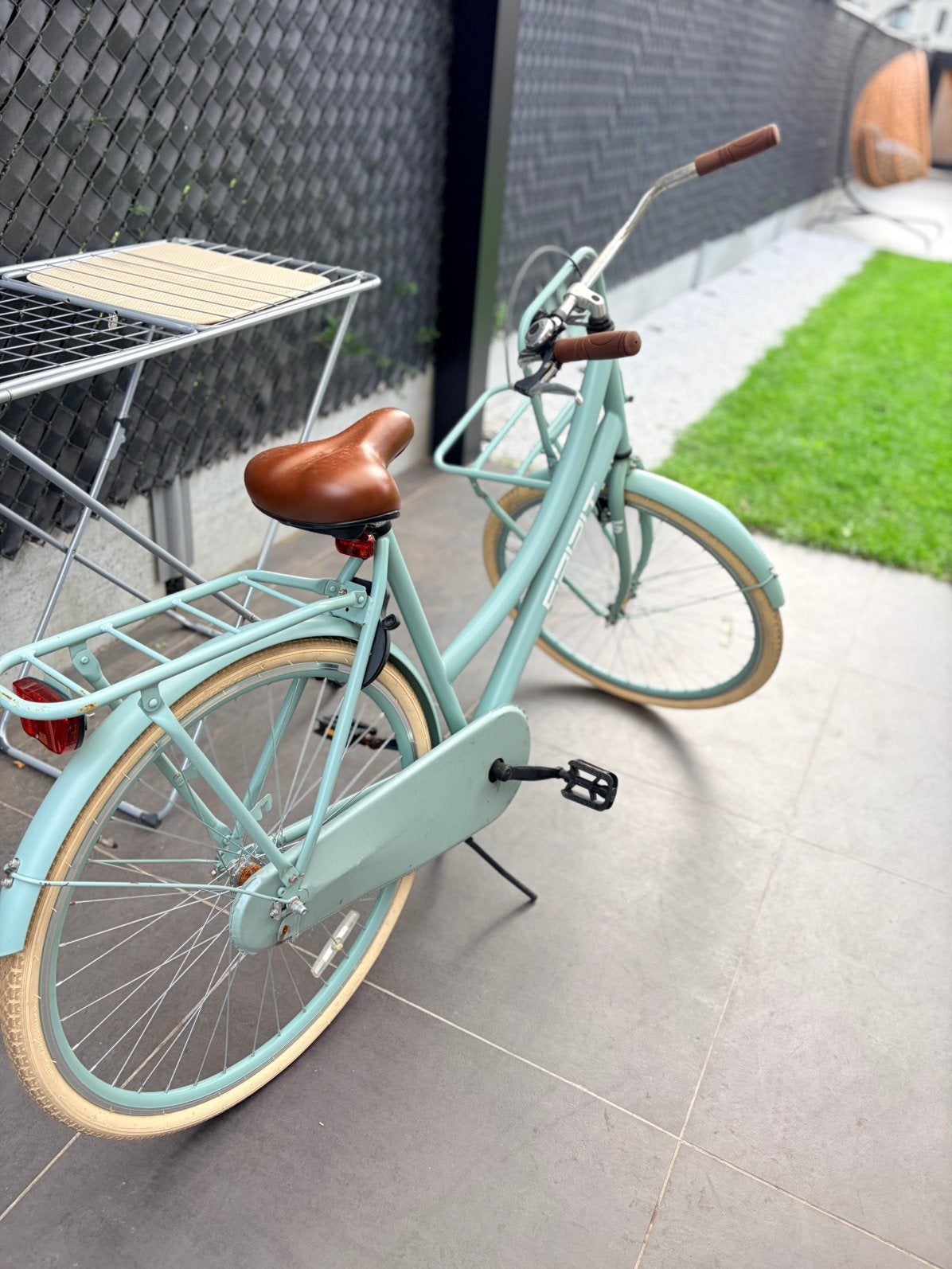 Fiets 28”, Fietsen en Brommers, Terugtraprem, Gebruikt, Handrem, Ophalen