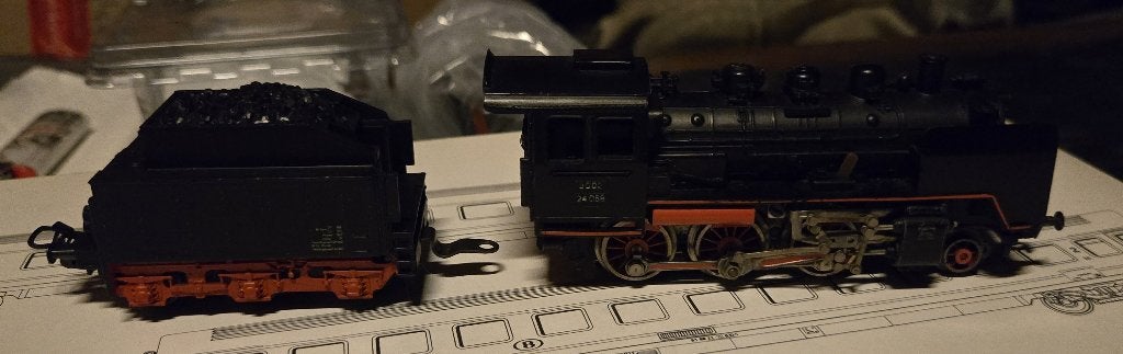 Locomotive Marklin BR24 - 3003, Analogique, Enlèvement ou Envoi, Courant alternatif, Utilisé