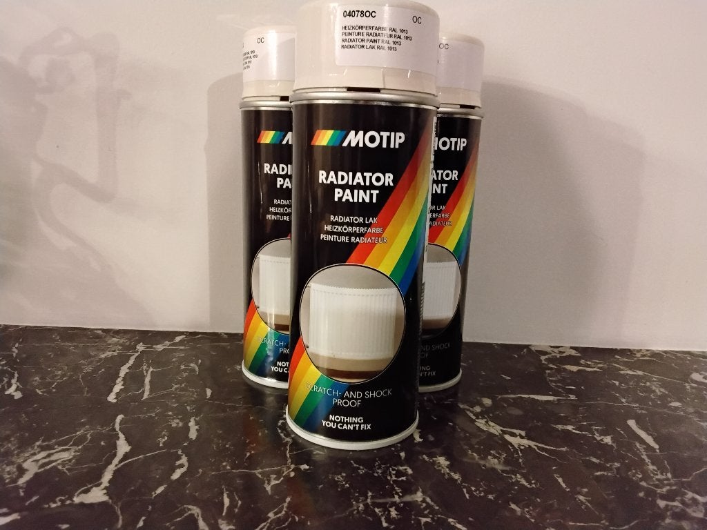 Radiatorlak Motip, Doe-het-zelf en Bouw, Verf, Beits en Lak, Wit, Nieuw, Ophalen of Verzenden, Lak