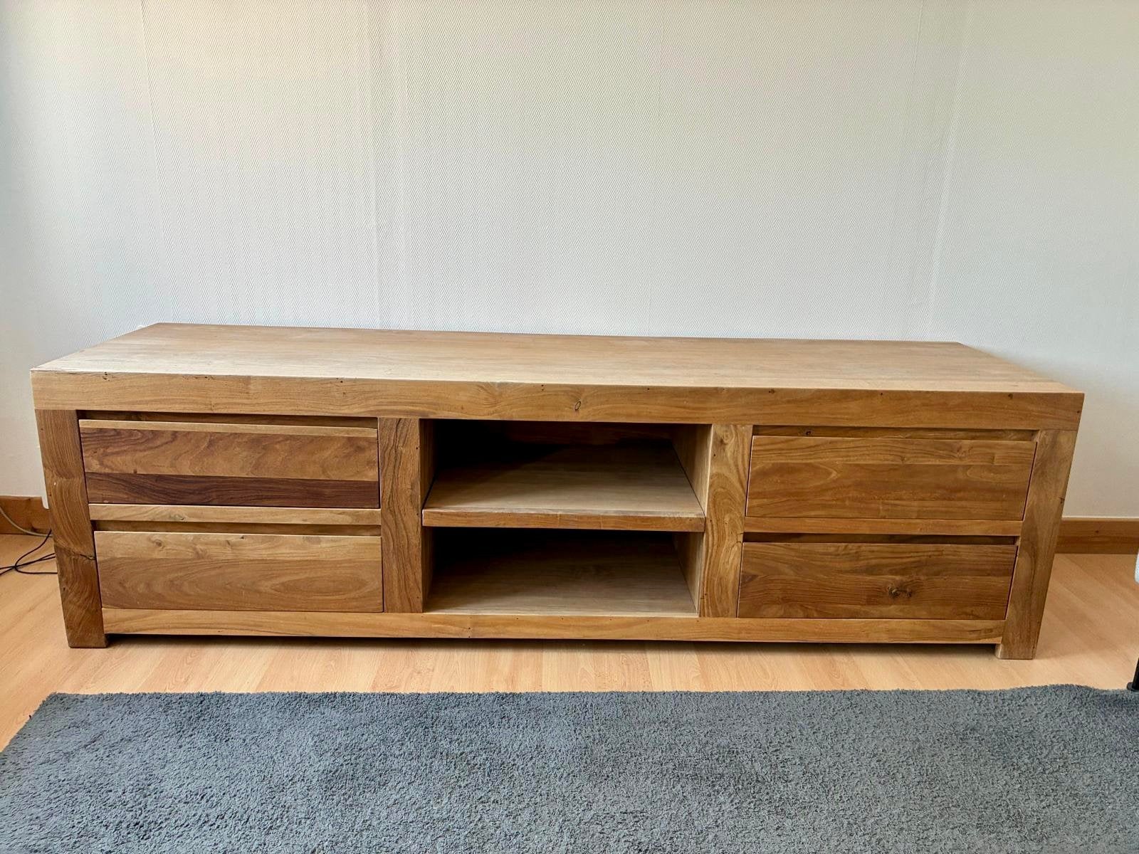 Tv-kast in Teak-fineer, Huis en Inrichting, Ophalen, Gebruikt