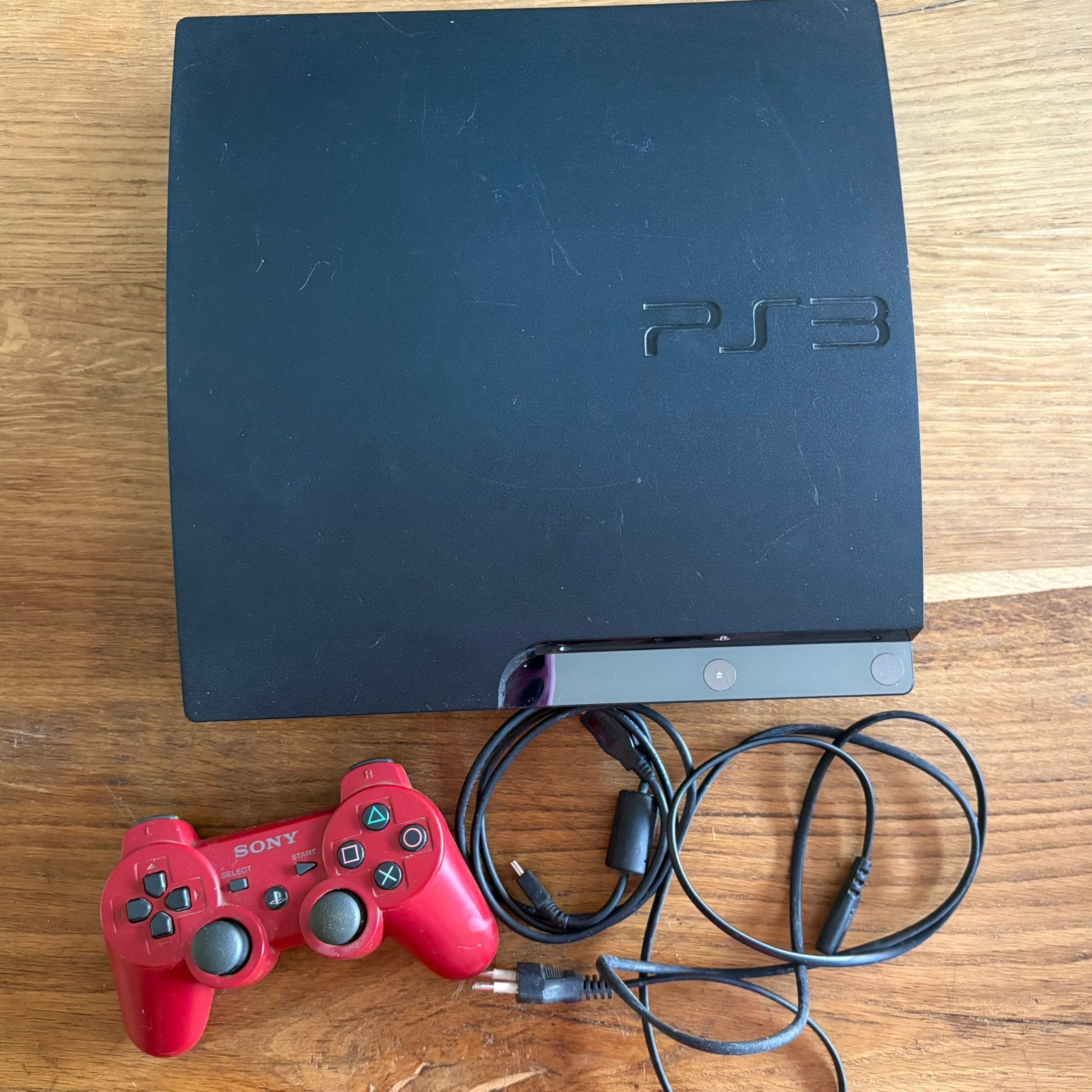 PlayStation 3 met spelletjes, Games en Spelcomputers, Spelcomputers | Sony PlayStation 3, Ophalen, Met 1 controller, Slim, Gebruikt