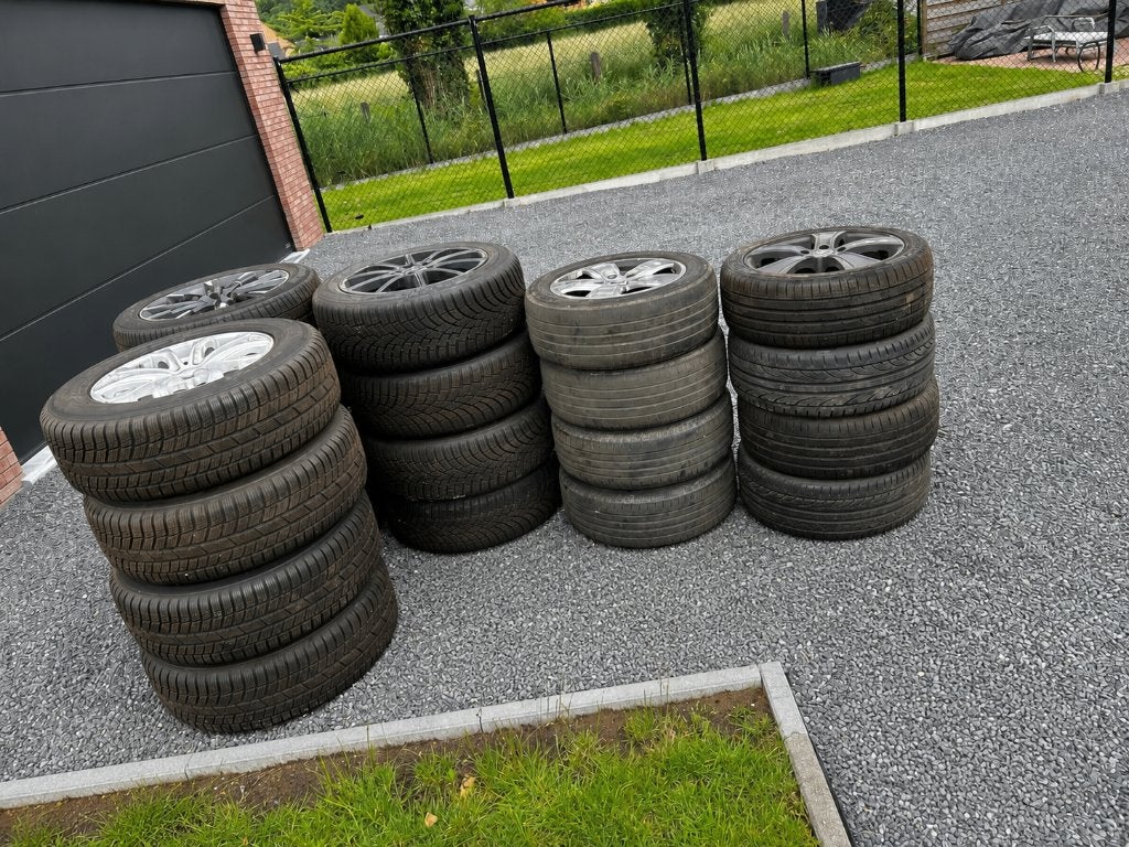 Velgen + banden BMW Audi Volkswagen Mercedes Volvo Skoda, Autos : Pièces & Accessoires, Pneus & Jantes, Pneus et Jantes, Pneus hiver