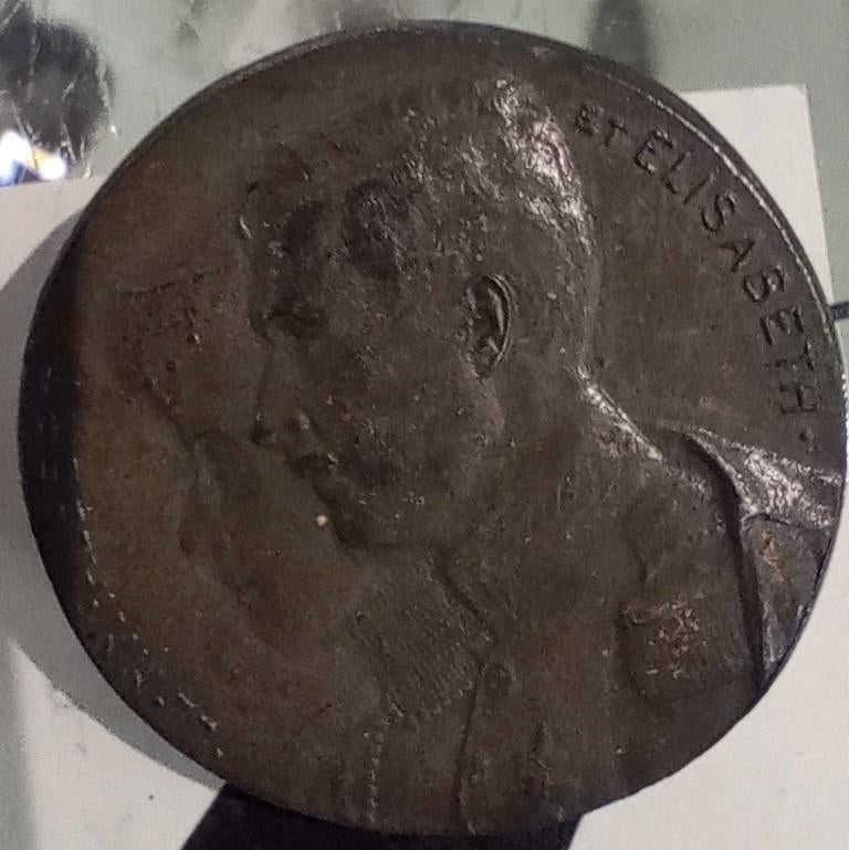 Gedenkpenning Albert - Elisabeth 1914, Ophalen of Verzenden