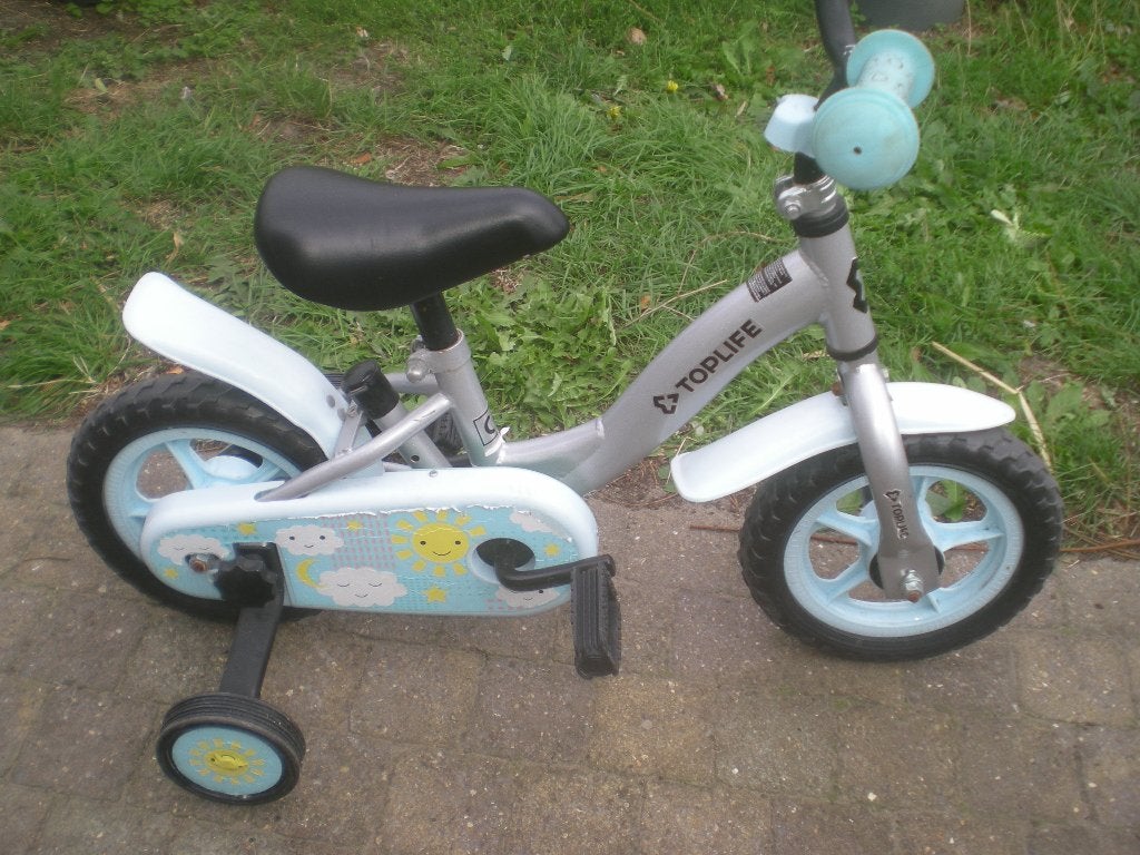 Kinderfiets Toplive 12 inch, Fietsen en Brommers, Ophalen, Zo goed als nieuw, Zijwieltjes