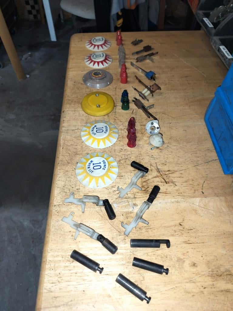 1 lot flipperkast onderdelen, Verzamelen, Automaten | Flipperkasten, Ophalen, Flipperkast