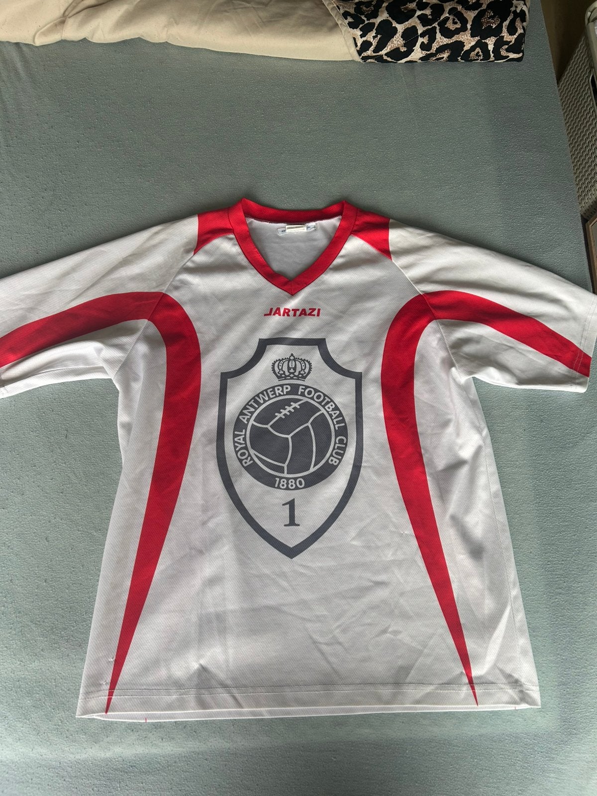 Oldskool opwarmshirt RAFC, Sport en Fitness, Maat XS of kleiner, Ophalen, Gebruikt, Shirt