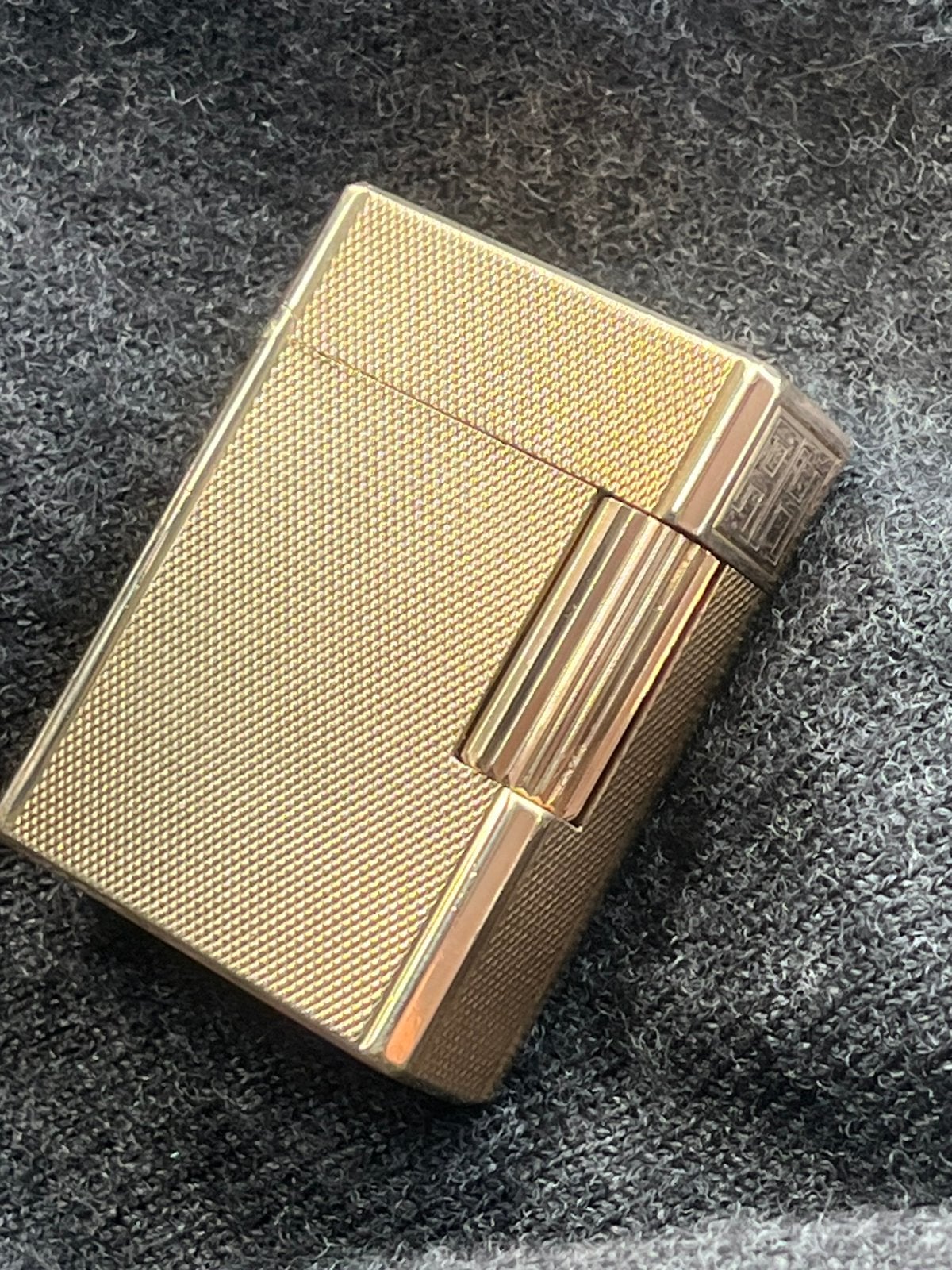 St. Dupont ligne 1 BR, klein model ,  goud, Ophalen of Verzenden, Zo goed als nieuw