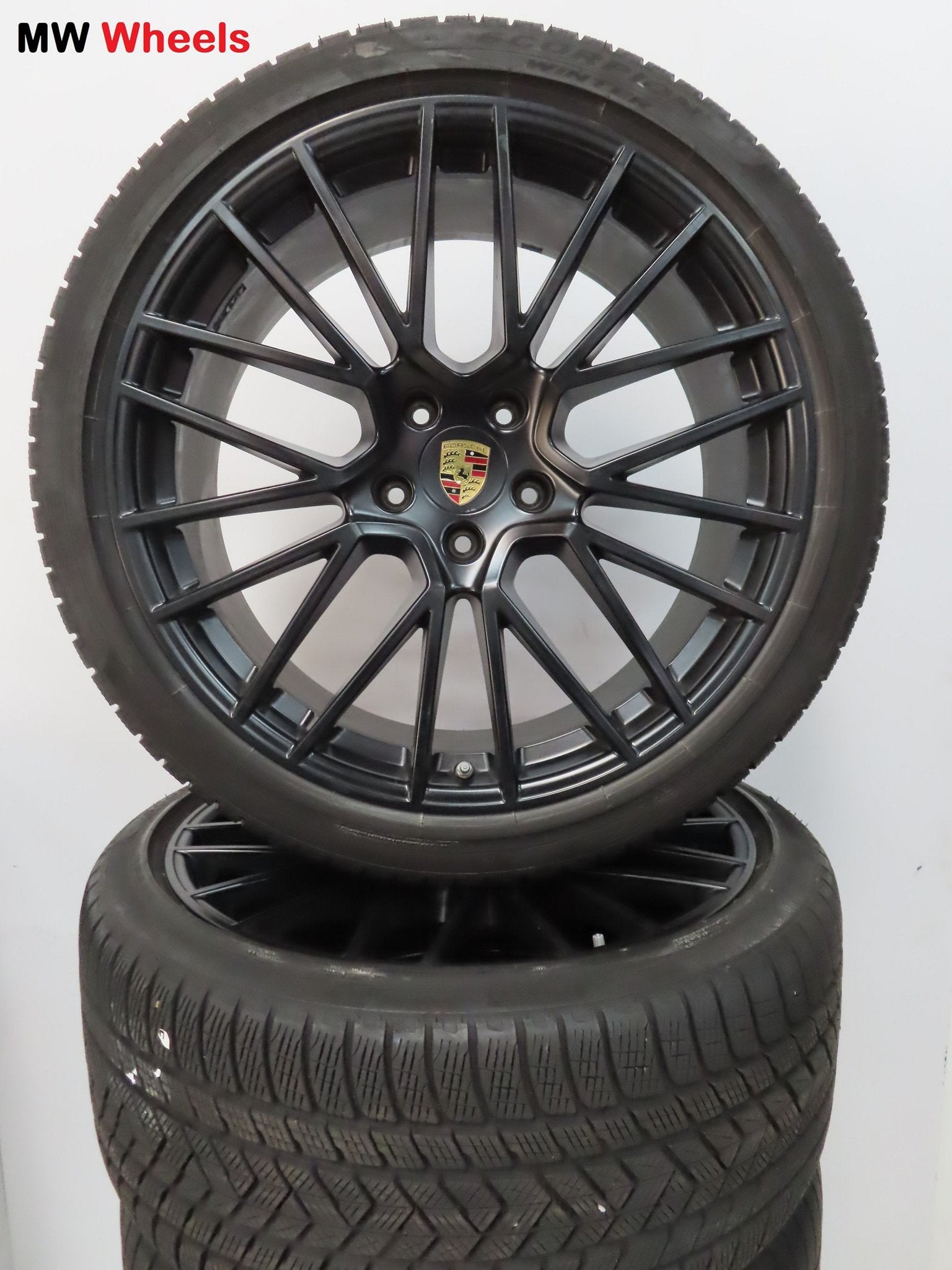 Originele Porsche Cayenne Spyder 22 inch velgen winterbanden, Gebruikt, -, 285 mm, -