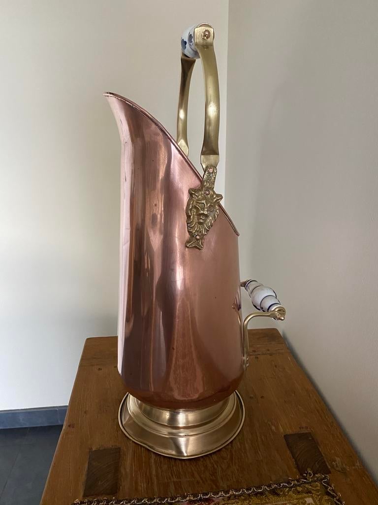 Vintage koperen paraplubak, Ophalen, Gebruikt