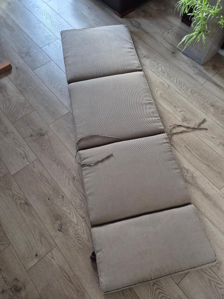2 kussens plooibaar voor ligbedden., Jardin & Terrasse, Chaises longues, Utilisé, Autres matériaux, Réglable, Enlèvement
