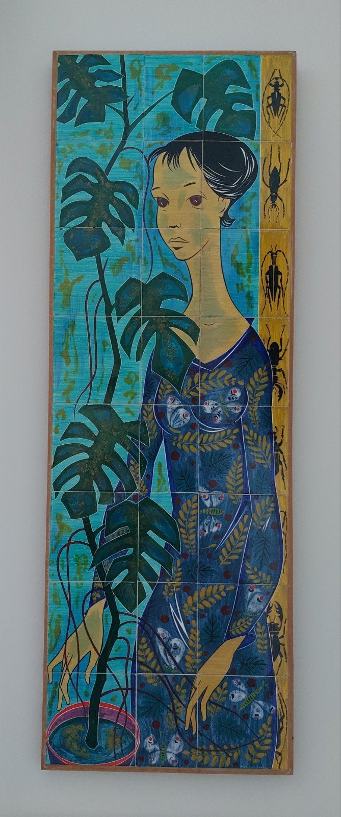 Keramisch tegeltableau, Ophalen