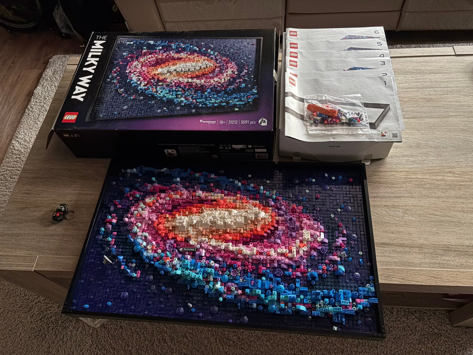 Lego 31212 het melkwegstelsel Met doos , boekjes en reserve, Ophalen of Verzenden, Zo goed als nieuw, Lego