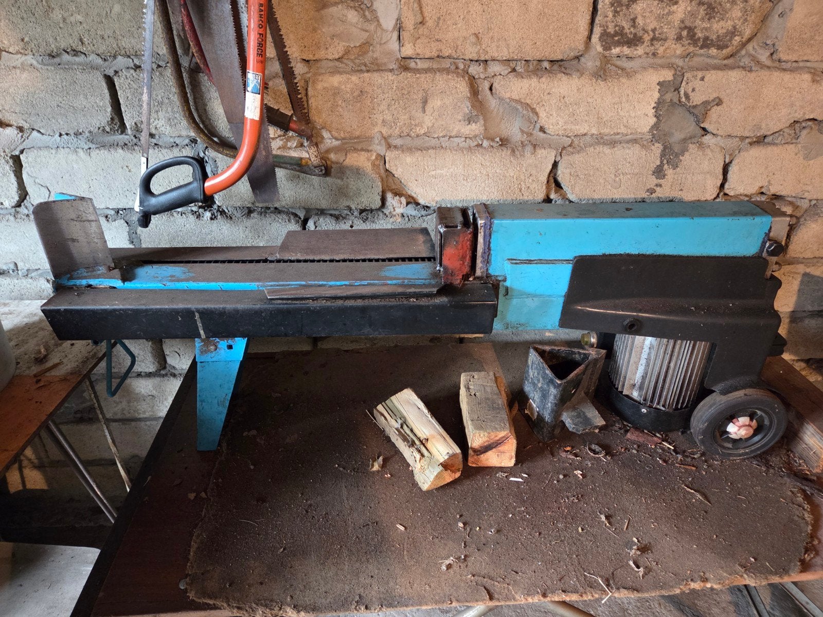 kloofmachine kliefmachine, Ophalen