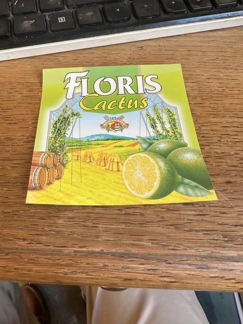 étiquette : brasserie Floris Cactus | Huyghe Belgium, Enlèvement ou Envoi, Neuf, Autres types, Autres marques