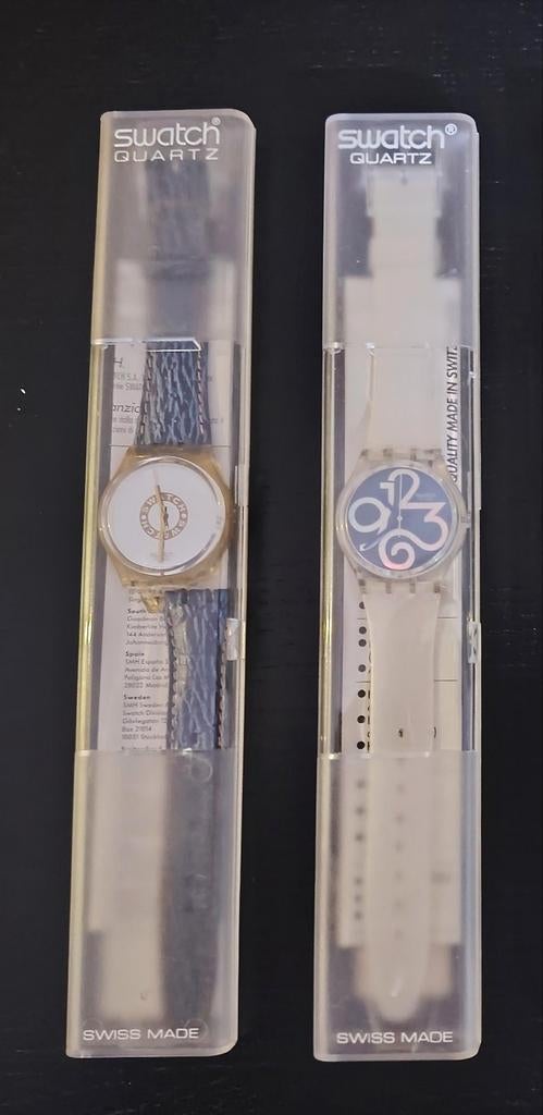2 montres SWATCH des années 90' + bracelets, Enlèvement