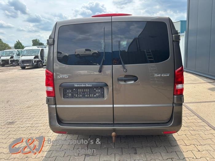 Portière arrière camionnette d'un Mercedes Vito (9963), 3 mois de garantie, Utilisé, Porte, -