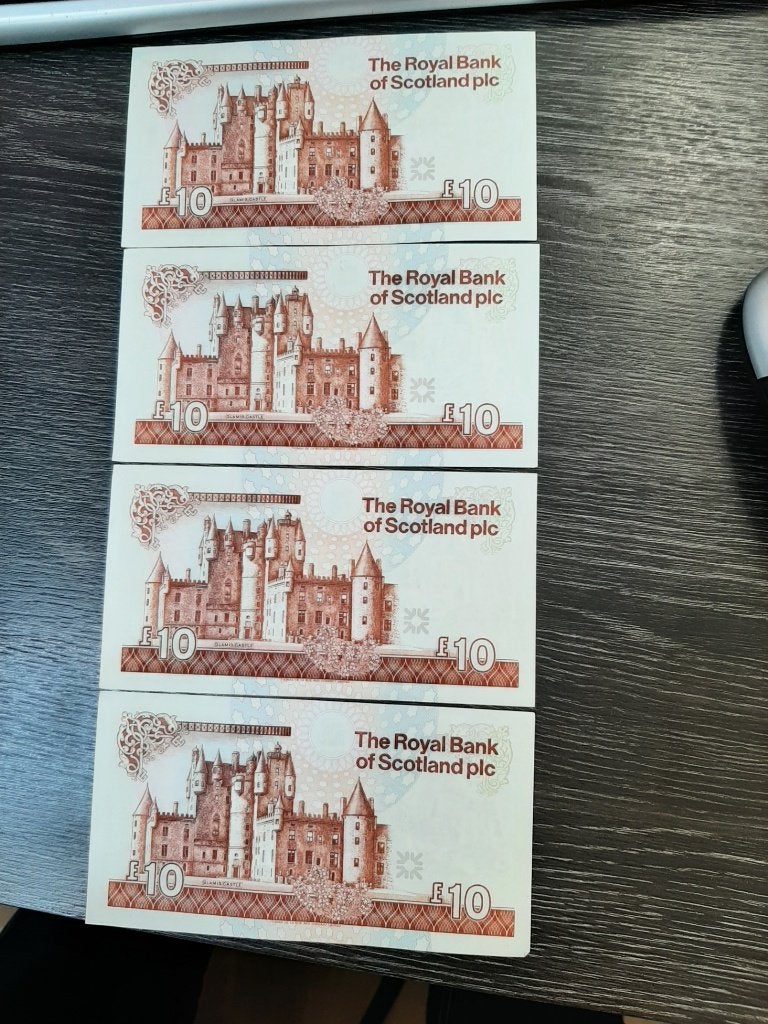 oude bankbiljetten Royal Bank of Scotland, Ophalen, Overige landen, Setje