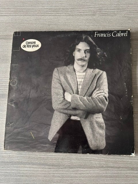 Vinyle L'encre de tes yeux — Francis Cabrel (lp015), CD & DVD, Enlèvement ou Envoi, Pop, Utilisé, LP