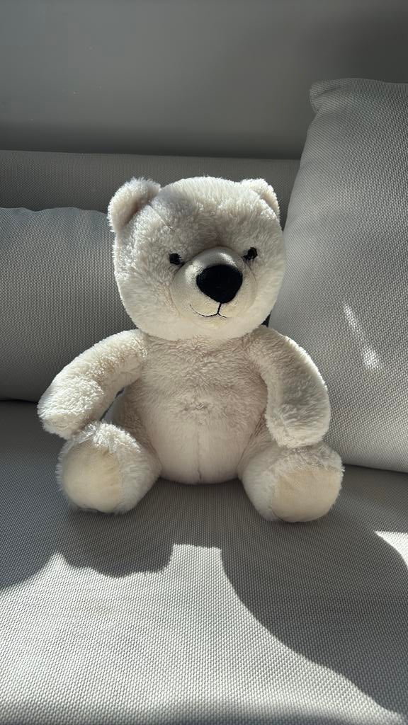 witte teddy bear, Ophalen, Nieuw
