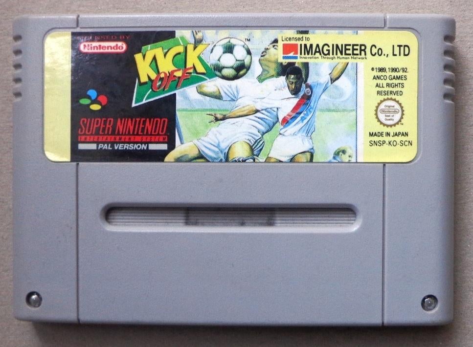 Kick Off voor de Europese Super Nintendo, Enlèvement ou Envoi, Utilisé