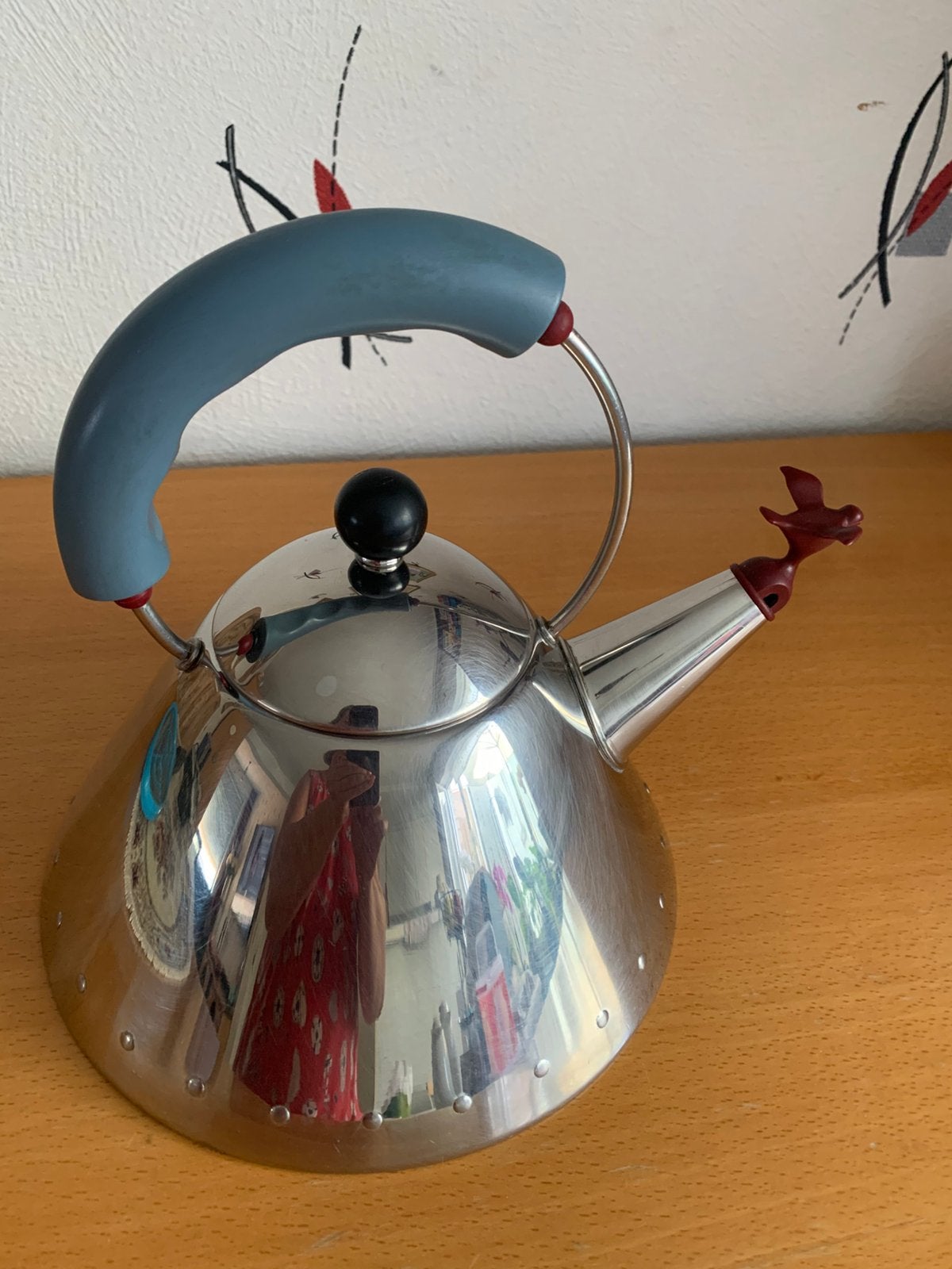 WATERKOKER ALESSI, 2 liter of meer, Ophalen, Zo goed als nieuw, Inox