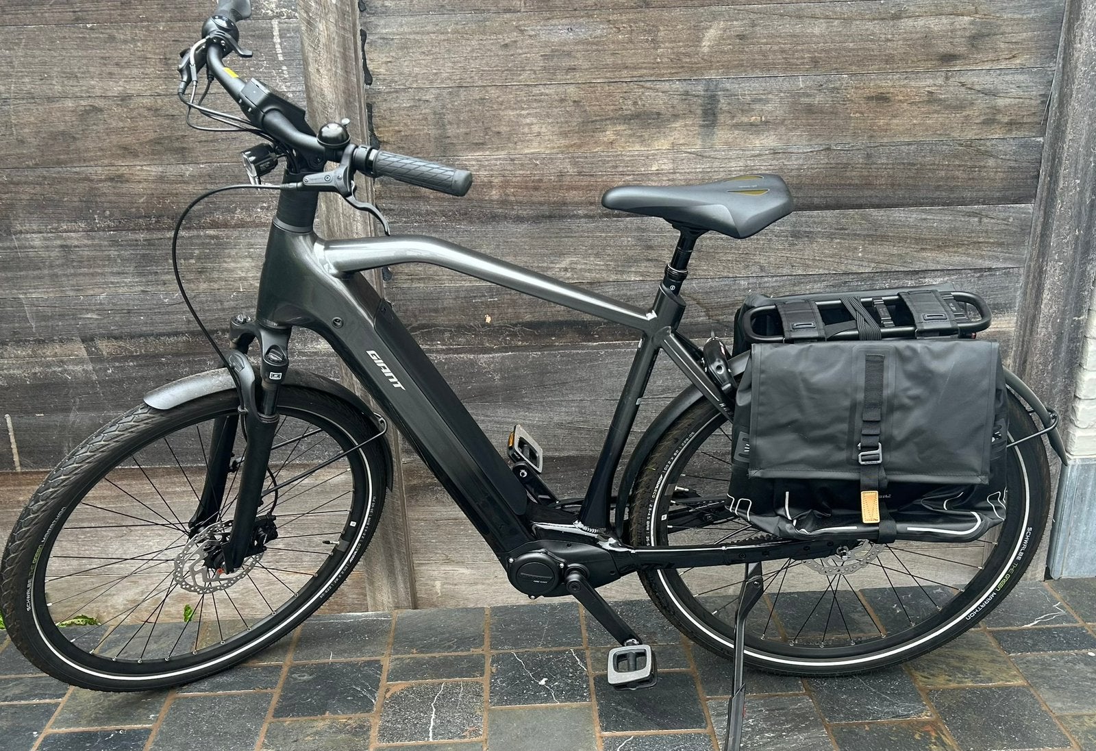 Giant anytour E+ 5lds charcoal maat XL, Fietsen en Brommers, Elektrische fietsen, Ophalen, Zo goed als nieuw, Giant