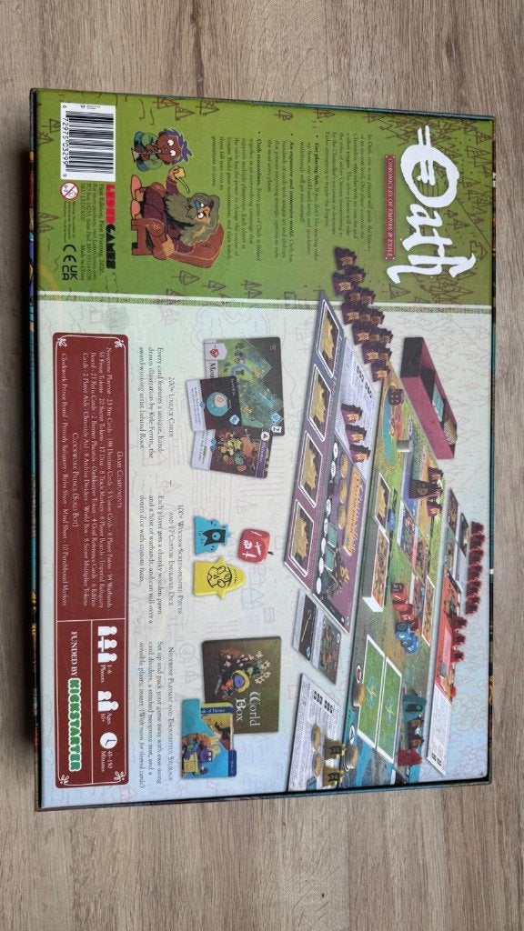 Jeu de société/de plateau Oath - Chronicles of Empire & Ex, Trois ou quatre joueurs, Enlèvement ou Envoi, Comme neuf, Leder Games