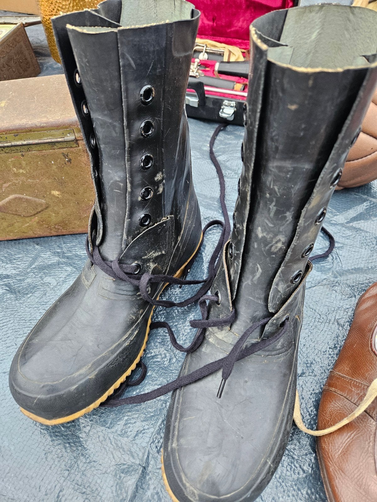 Bottes en caoutchouc de l'armée américaine, Collections, Objets militaires | Seconde Guerre mondiale, Envoi