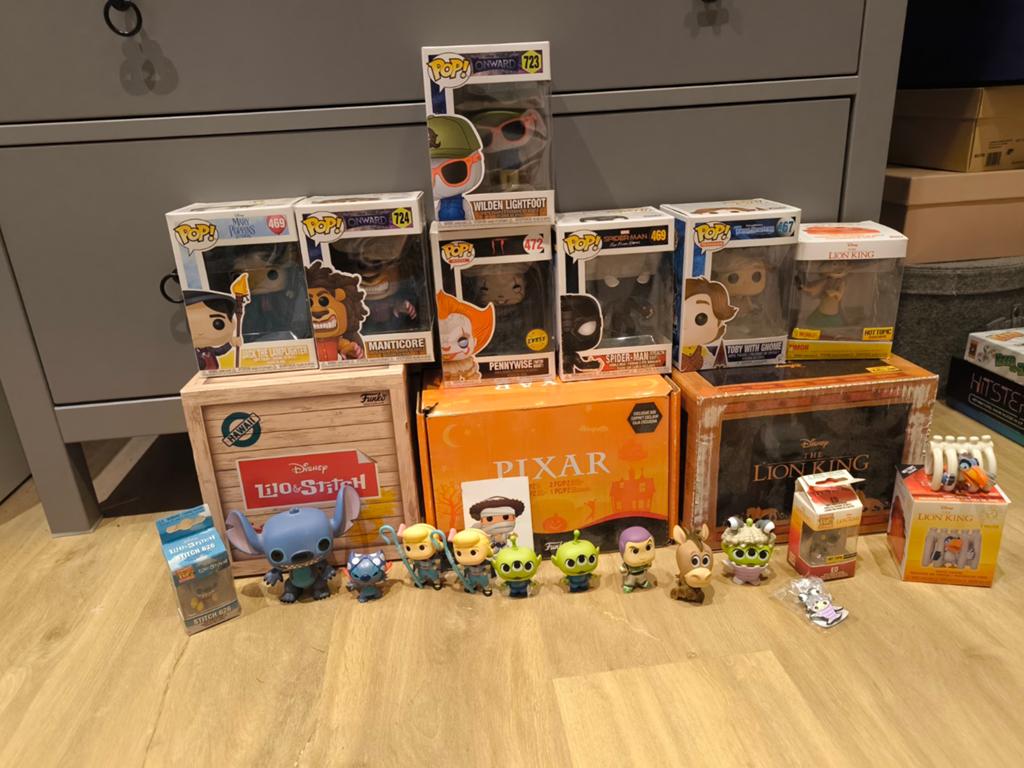 Lot Funko, Enlèvement