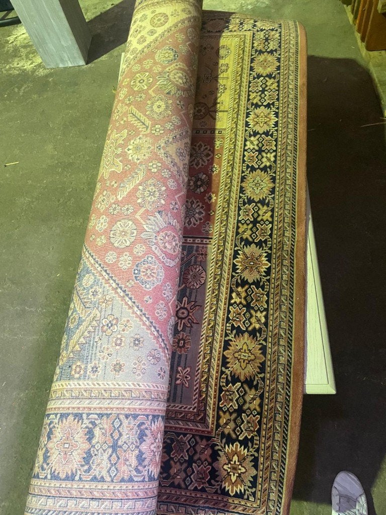 Mooi vintage tapijt – decoratief patroon, Antiek en Kunst, Ophalen