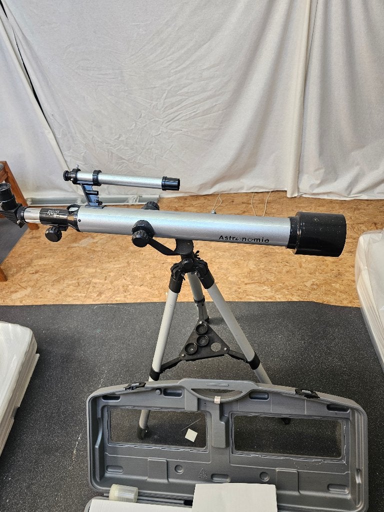 PETIT TÉLESCOPE GLOBALTRONICS, Comme neuf, Enlèvement, Moins de 80 mm, Avec trépied