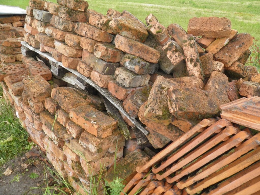 Handvorm steen, groot formaat., Doe-het-zelf en Bouw, Metselstenen, Ophalen, Gebruikt, Bakstenen