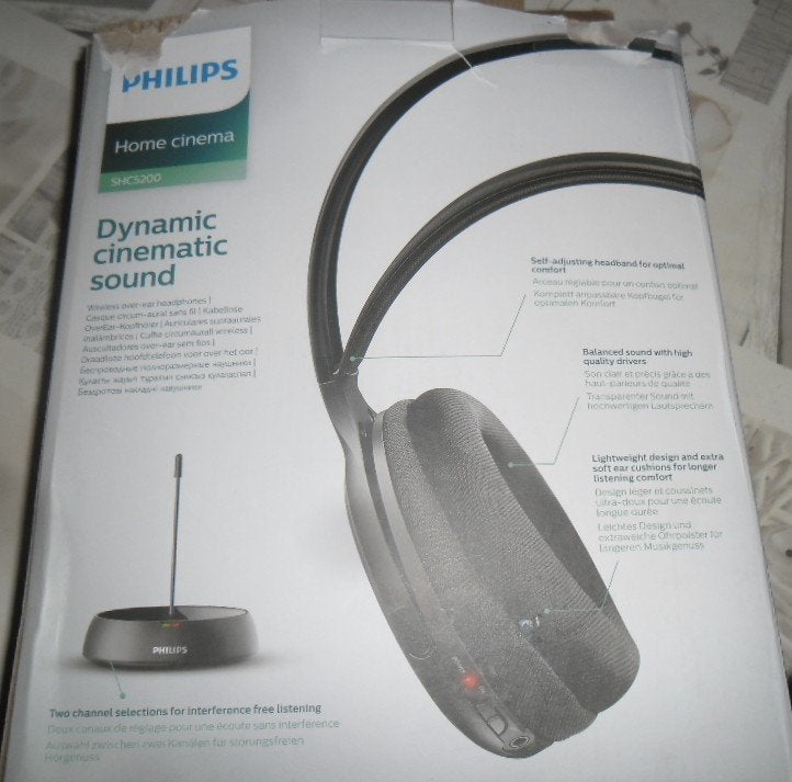 AUDIO HEADPHONE PHILIPS, Audio, Tv en Foto, Home Cinema-sets, Ophalen, Zo goed als nieuw, Philips