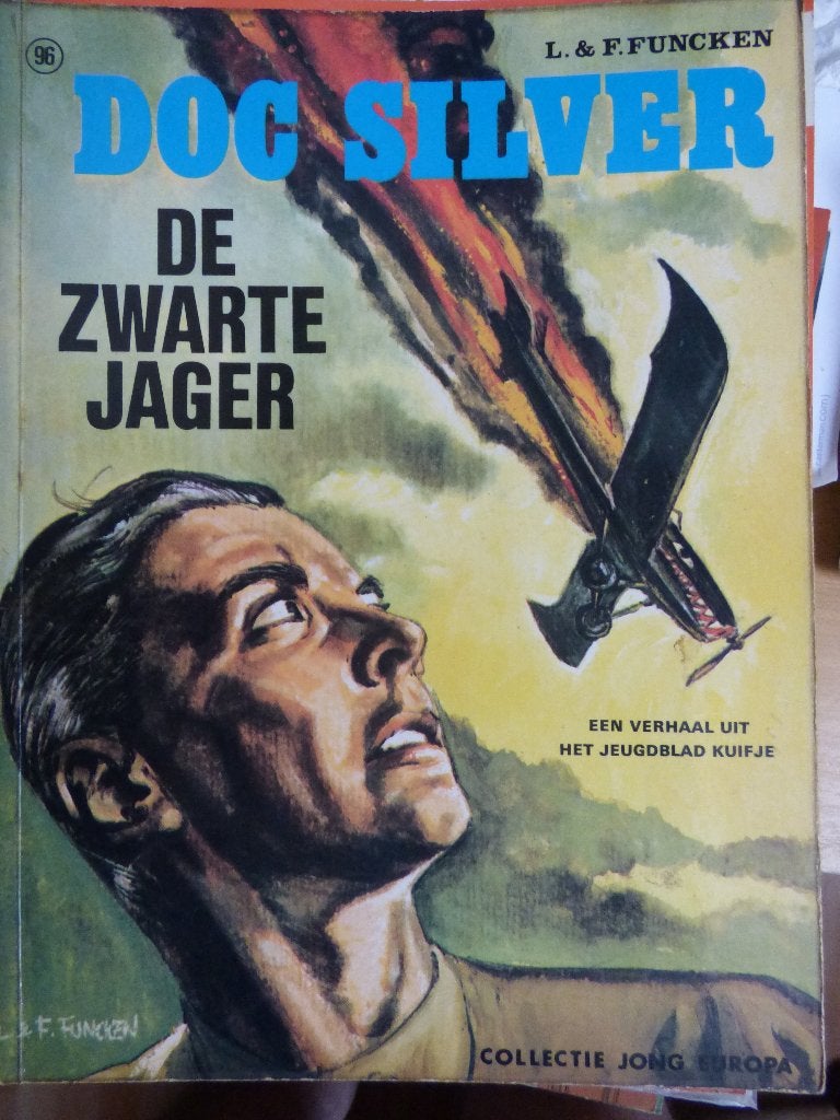 doc silver , de zwarte jager , collectie jong europa nr 96, Ophalen of Verzenden