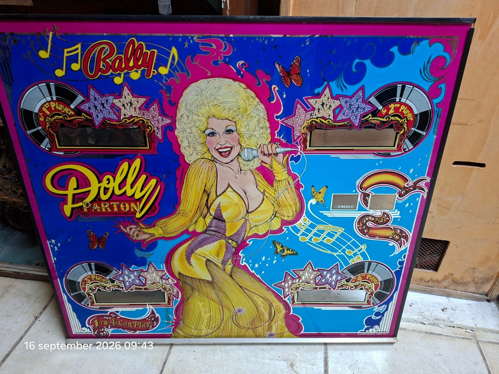 flipperkast bally Dolly Parton 1979, Mécanique, Bally, Flipper (jeu), Enlèvement