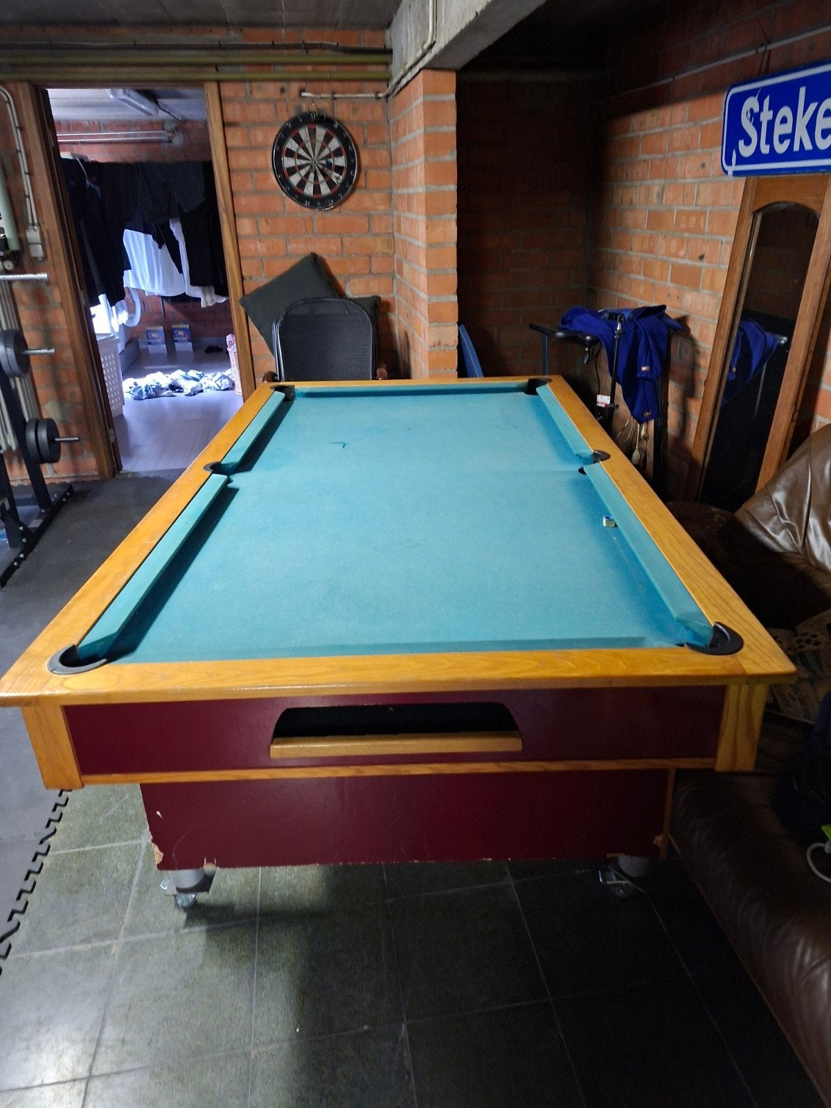Pool biljart, Sport en Fitness, Biljarten en Poolen, Ophalen