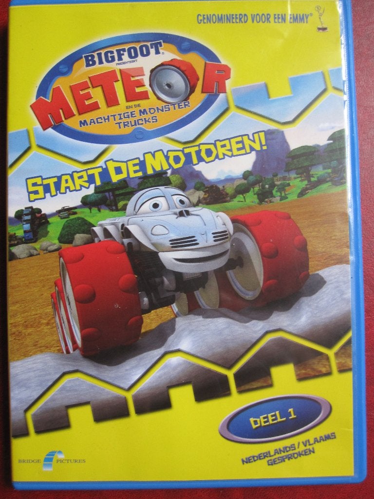 Meteor en de machtige monster trucks 1, Cd's en Dvd's, Dvd's | Kinderen en Jeugd, Animatie, Alle leeftijden, Nederlands, Tv-serie