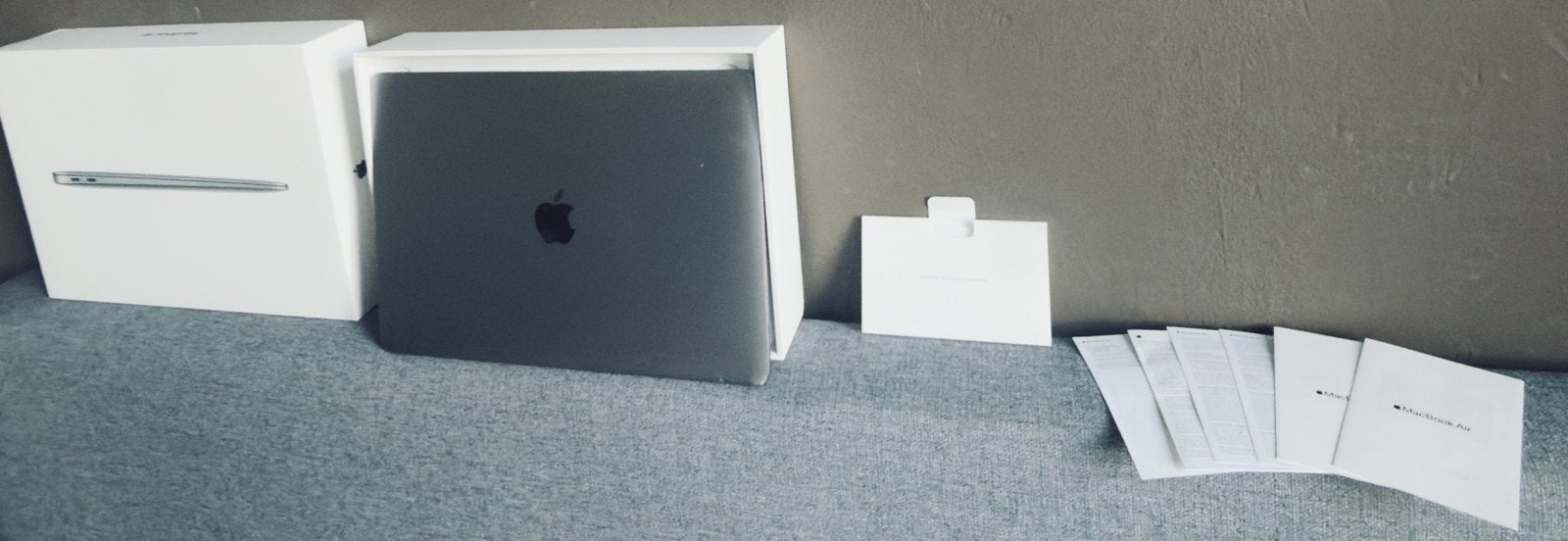 MacBook Air Apple 13.3 pouces, Space Grey, 256GB, réparable., Informatique & Logiciels, 256 GB, Enlèvement ou Envoi, Azerty, 8 GB