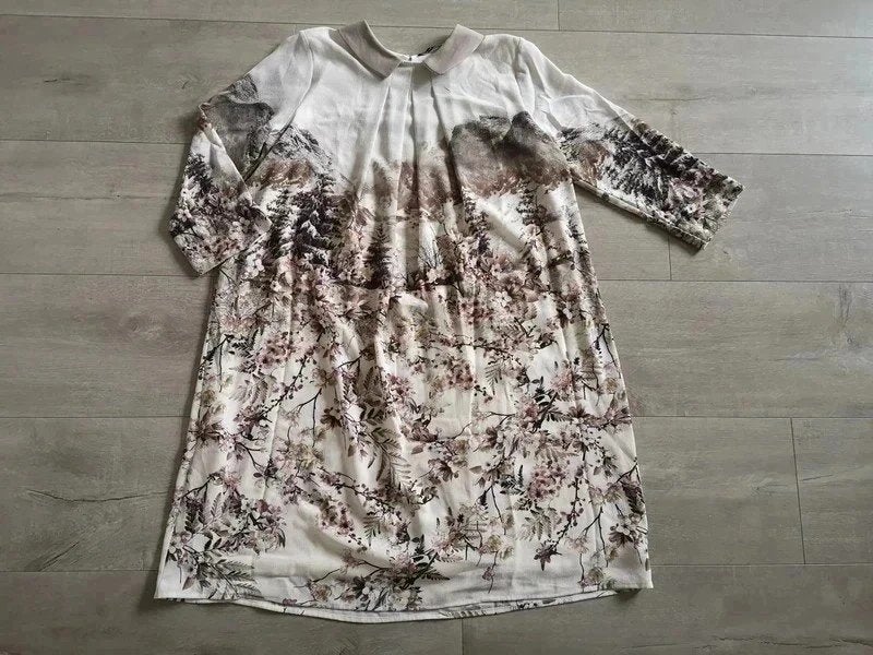 Monnalisa dames jurk, Maat 38/40 (M), Beige, Nieuw, Ophalen of Verzenden