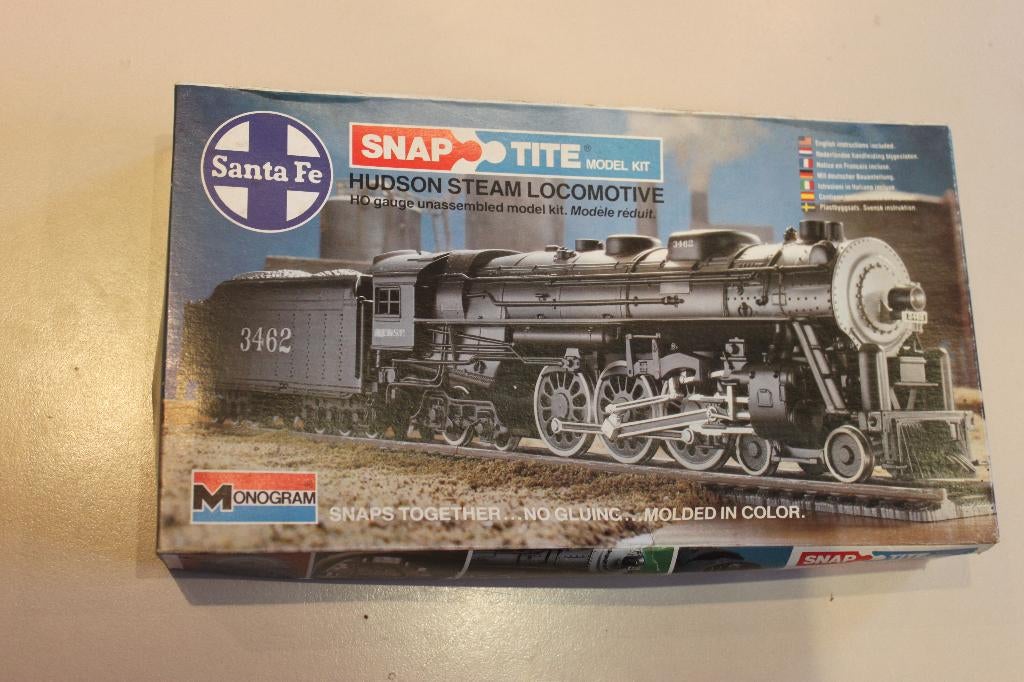 Maquette Locomotive Vapeur HO à construire sans colle, Enlèvement ou Envoi, Neuf, Train, Modèle réduit