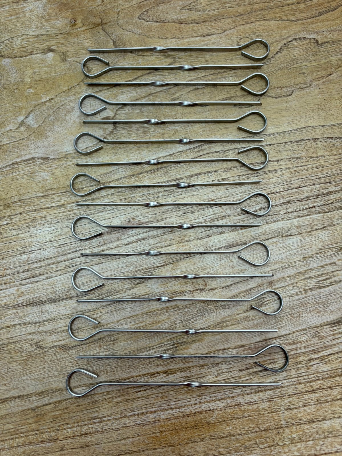 Satéspies inox 16 stuks, Jardin & Terrasse, Enlèvement ou Envoi, Comme neuf