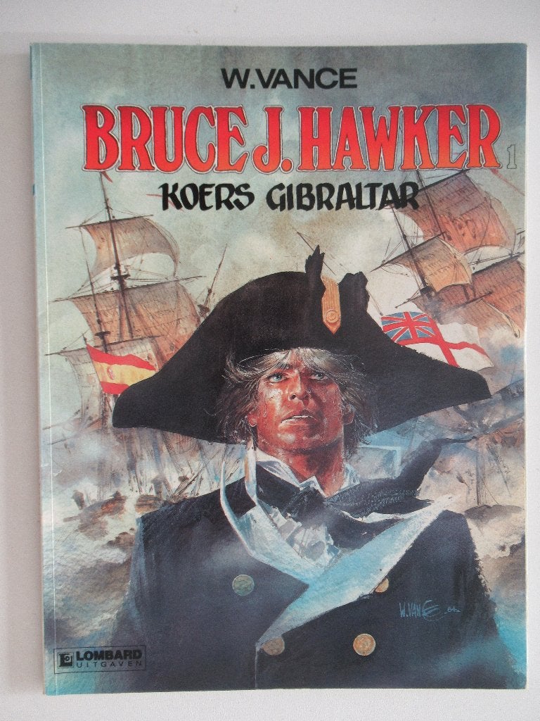 bruce j.hawker...nr.1...koers gilbraltar............1st, Ophalen of Verzenden, Gelezen
