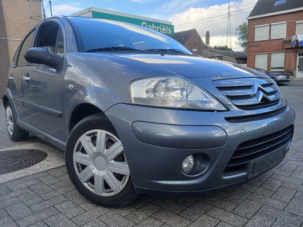 CITROEN C3/1400cc BENZINE/GEKEURD/12MAAND GARANTIE, Bedrijf, Euro 4, Zilver of Grijs, Parkeersensor