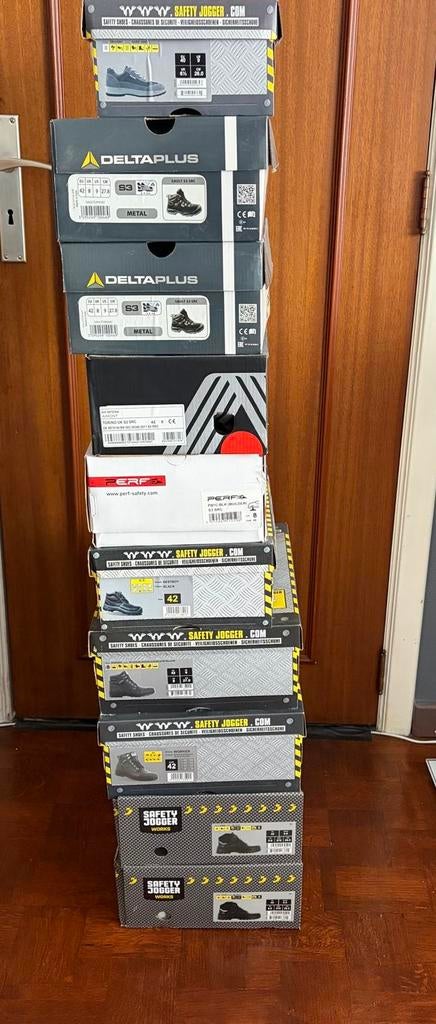 Nieuwe veiligheidsschoenen -nooit gedragen,originele dozen), Ophalen