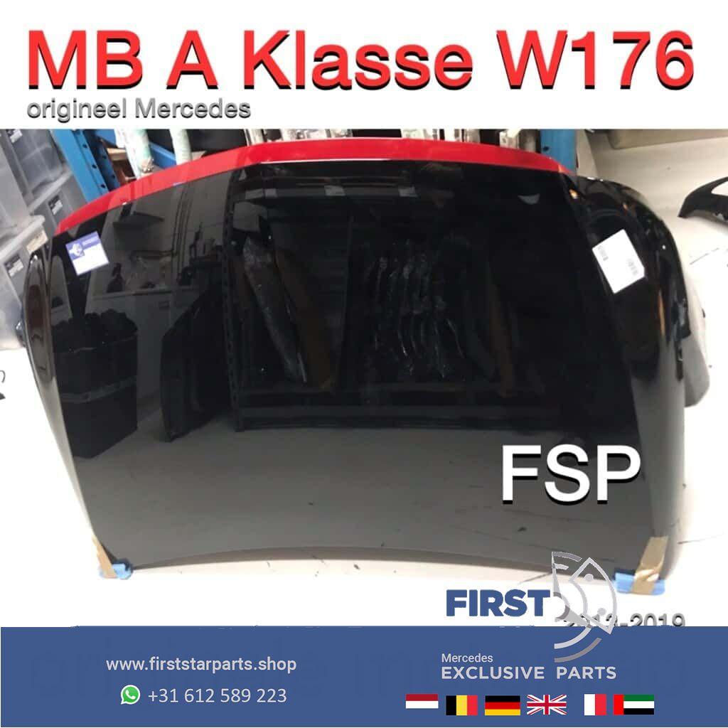 W176 motorkap Mercedes A Klasse 2013-2018 zwart, Gebruikt, -, Voor, Ophalen of Verzenden